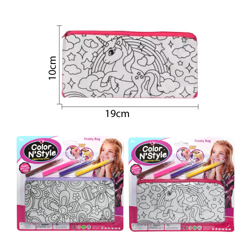 ESTUCHE PARA LAPICES COLOREABLE